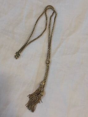 Jcrew Gold-Tone Tassel Necklace
